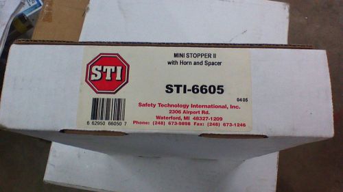 Safety technology sti-6605 mini stopper ii w/horn and spacer.    0b for sale