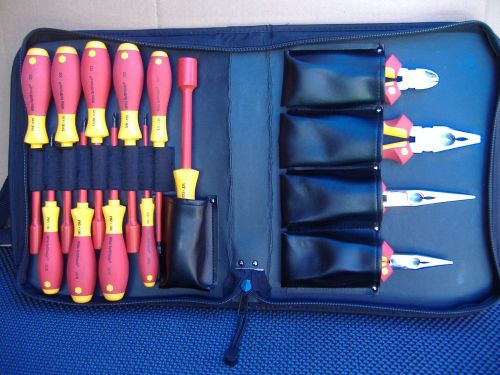 Wiha tools insulated screwdriver/pliers set, 14 pc for sale