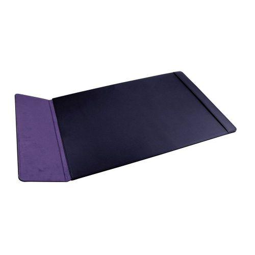 LUCRIN - Deluxe Desk pad 25.6x17.7 inches - Smooth Cow Leather - Purple