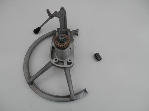 Knife shaft for Hobart slicer, removed from a 1612E model, includes worm gear