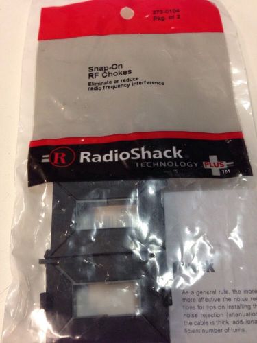 Snap-On RF Chokes #273-0104 By RadioShack