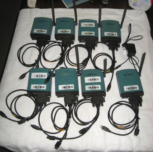 Lot of 8 - WELCH ALLYN / HAND HELD PRODUCTS SCAN TEAM 2070 with Cables &amp; 1 P/S