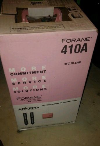410a, R410a Refrigerant 25lb tank. New, Full and Factory Sealed
