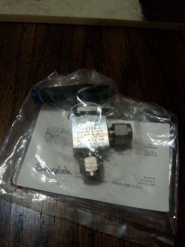 Swagelok stainless steel 1/4 inch ball valve ss-43s4-a for sale