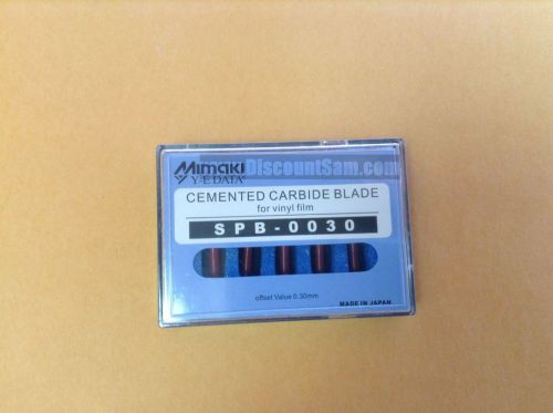 SPB-0030  MIMAKI 30 Degree Cemented Carbide Cutting Blades 5 Pcs Per Box