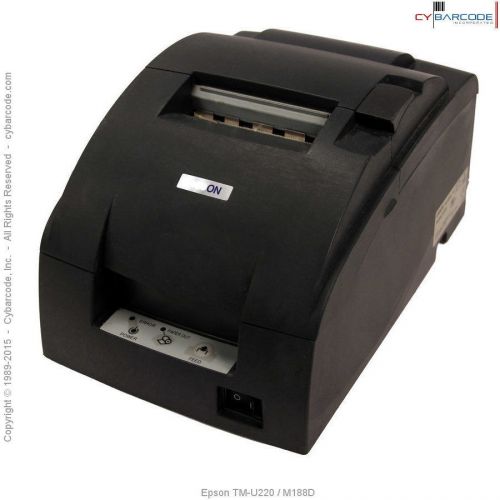 Epson TM-U220 / M188D Receipt Printer with One Year Warranty