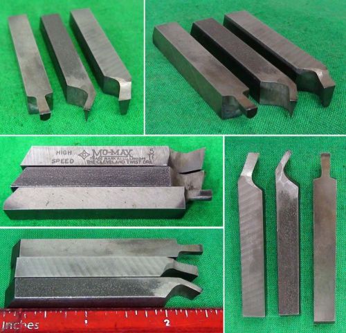 3 Alloy Mini Lathe Part Cut-Off Bits 5/16 Machinist Gunsmith Sherline Unimat Lot