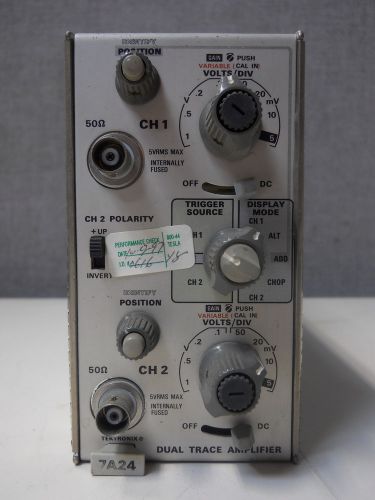 Tektronix 7A24 Dual Trace Amplifier