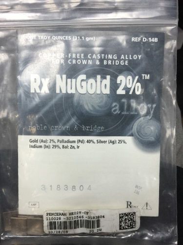 Rx NuGold Dental Gold