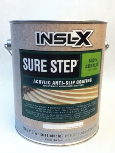 Insl-x su-0110 white (tintable) acrylic sure step anti-slip coating 906te.13d for sale