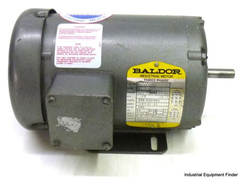 Baldor M3454 Industrial Motor 208-230/460V .25HP 1725RPM 3PH *NEW*