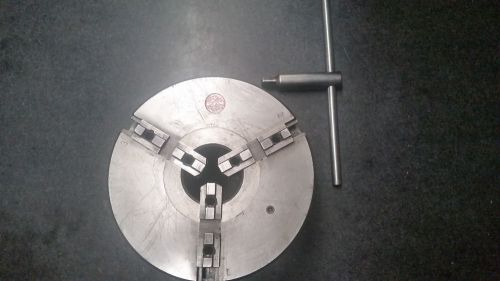 Rohm 3 jaw manual lathe chuck 8&#034; l0 spindle for sale