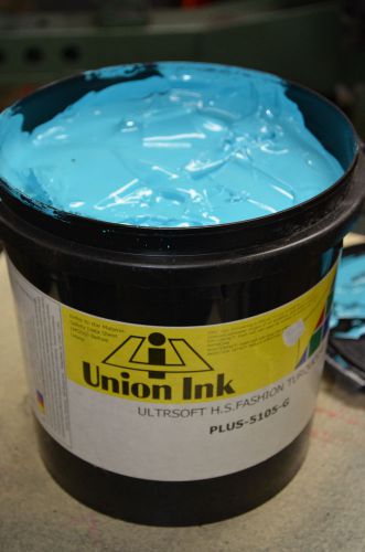 Union screen printing ink ultrasoft turquoise 1 Gallon
