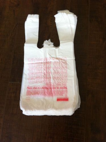 300 t-shirt carry-out bags 7 x 5 x 15 for sale