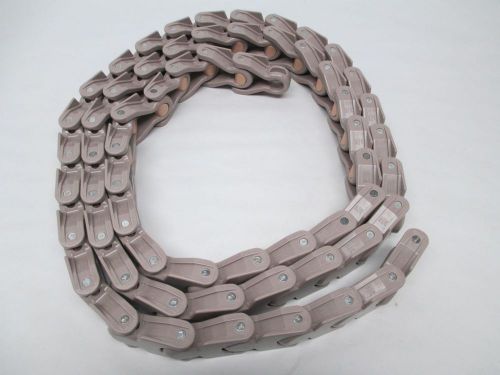 New rexnord 1700 lf acetal tabletop chain 10ft conveyor 120x2-1/8in belt d320210 for sale