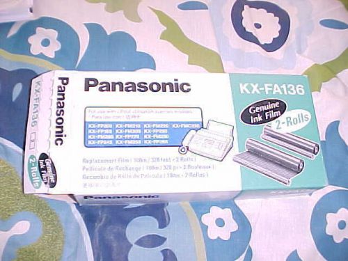 Panasonic ink film KX-FA136 New in Box Free shipping!