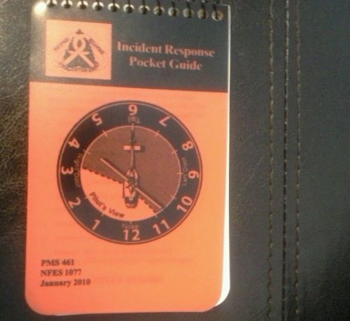 Brand new spiral bound incident response pocket guide for sale