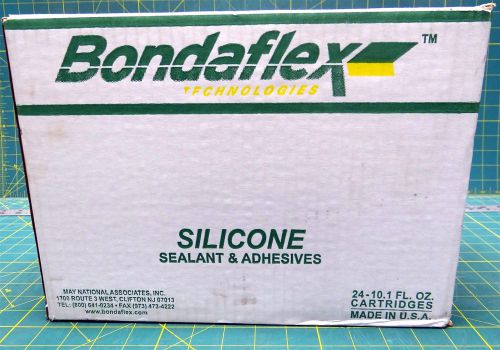 A Case of 24 BONDAFLEX Silicone 200 Series Neutral Cure Sealant Adhesive