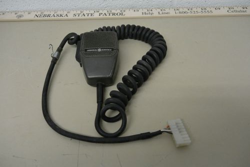 Vintage GE General Electric Microphone Base Mobile Police Fire  Classic 7644