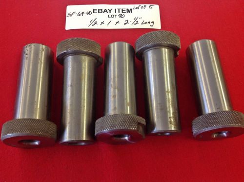 Acme sf-64-40 slip-fixed renewable drill bushings 1/2 x 1 x 2-1/2&#034; lot of 5 usa for sale