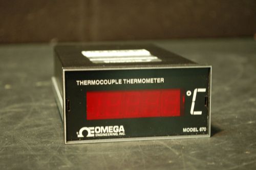 Omega Engineering 670 / Opt: S1 T Thermocouple Thermometer