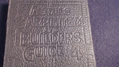 AUDELS CARPENTERS AND BUILDERS GUIDE 4