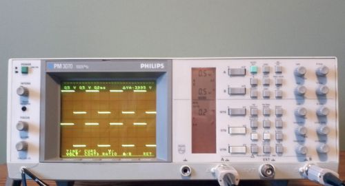 DIGITAL OSCILLOSCOPE  PHILIPS/FLUKE PM3070 100 MHZ,2 CHANNELS