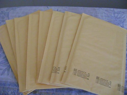 Brown Padded Mailers ( 8 ) 8X12 Jiffylite # 1 Mailers