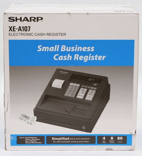 SHARP XE-A107 Small Business Electronic Cash Register