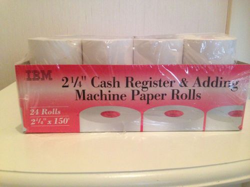 23 Rolls 2 1/4&#034;x 150&#039; Cash Register Adding Machine Calculator Paper Tape Rolls