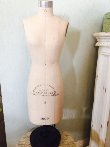 Vintage Style 1/2 Scale Dress Form Mannequin By wolf