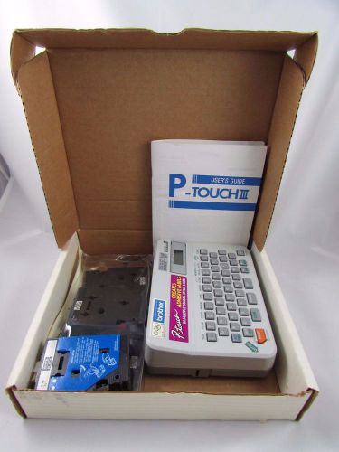 Brother P-Touch III PT-10 Label Maker w/ 5 Cassettes