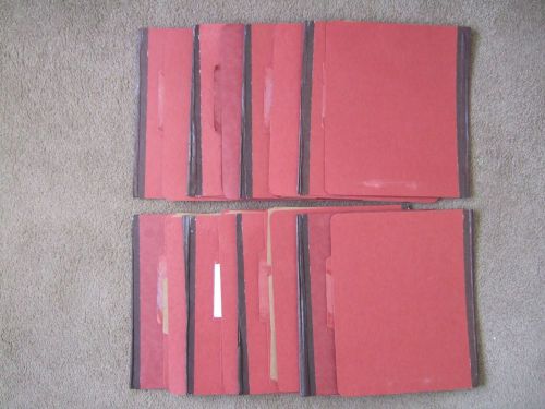 16 Pendaflex Classification Folders Letter Size 2 dividers 6 Fasteners Red Used