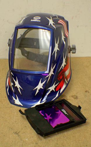 Elite american flag welding helmet - pre-owned - good condition for sale