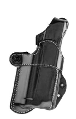 Aker 267 Nightguard Paddle Holster Plain RH Black Glock 17 22 W/ Streamight M3