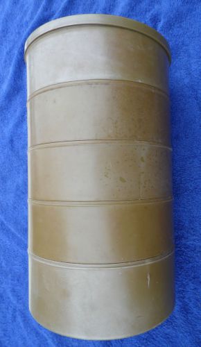 Hubbard scientific 4 layer sieve brown vintage stacking various size screens for sale