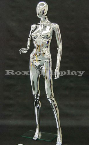 Female Unbreakable Plastic Mannequin EggHead Display Dress Form PS-BF17/EHF-S