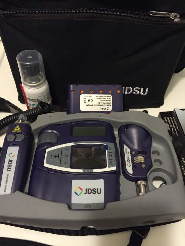Jdsu hp3 fiber inspection scope kit w/fbp, visual fault locator, and accessories for sale
