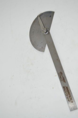 Vintage L.S. Starrett No.19 Tool Steel Protractor