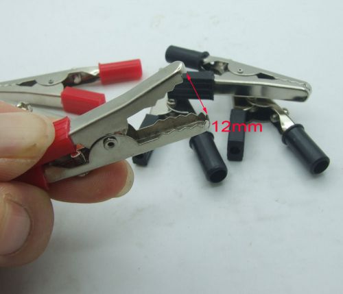 200pc protective sleeve screw alligator clips for 4mm banana plug dc test probes for sale