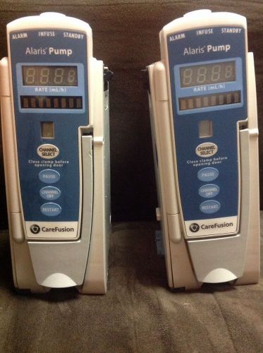 2 alaris series 8100 series ipx1 pumps modules iv infusion pair for sale