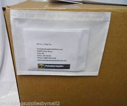 1000 clear packing list envelope 7&#034; x 10&#034; back side load 7x10 free shipping !! for sale