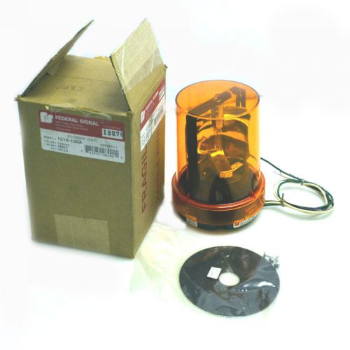 NEW Federal Signal Vitalite 121S Rotating Beacon Warning Safety Light w/ Bulb