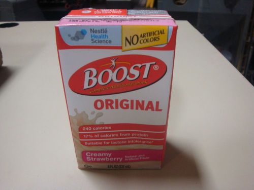 Boost Plus Strawberry Nutritional Energy Beverage, 8 Fluid Ounce -- 27 per case.