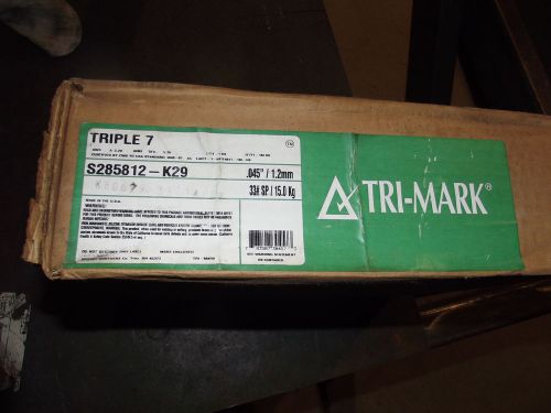 NEW Hobart Tri-Mark Triple 7 Welding Wire .045  33 Ib Spool Mig S285812-K29