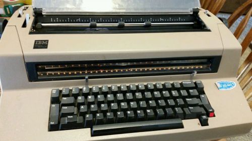 IBM Correcting Selectric III XCELT Condition Working Ribbons &amp; Ball W/Dust Cover