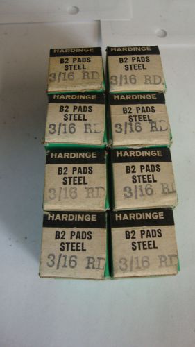 HARDINGE B2 PADS 3/16 RD STEEL - 8 PSC