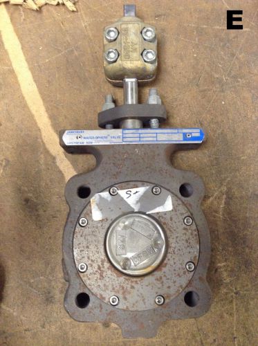 Jamesbury 2-1/2&#034; 815l-11-2236-tt butterfly valve wafer sphere valve steel w/cf8m for sale