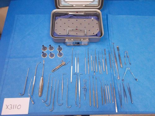 Sklar Codman Storz Nasal ENT Surgical Instrument Set w/ Tray (Lot of 52)
