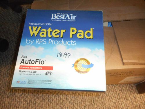 BestAir Water Pad 4EP Replacement Filter - Fits AutoFlo Models 40 &amp; 250 - NEW!